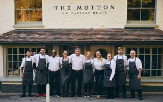 The team at The Mutton in Hook