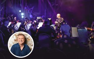 Conductor Anthony Brown will lead The Fulltone Orchestra. Inset, Aled Jones will be leading