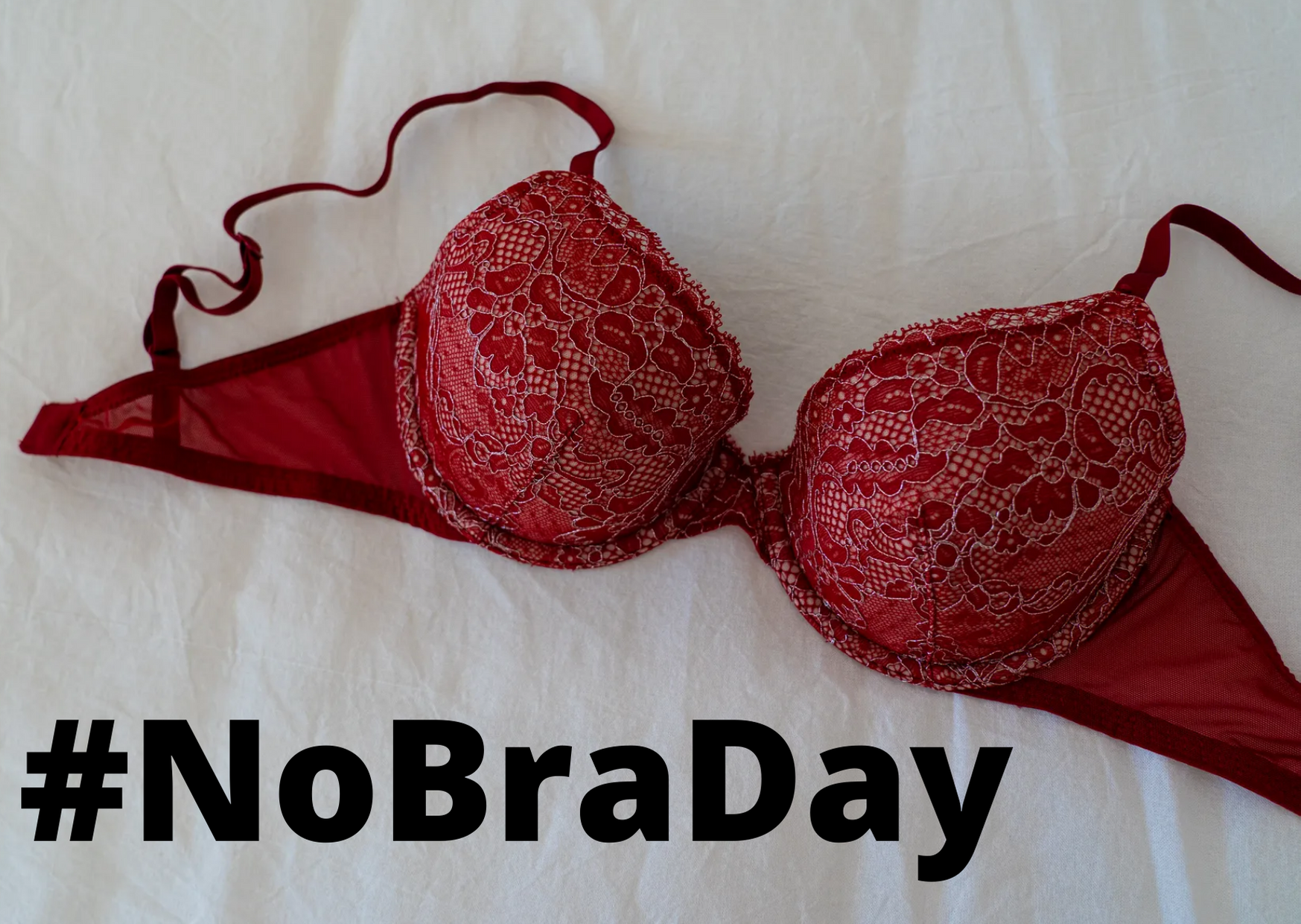 What is No Bra Day and why is it trending on social media?