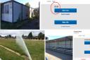 Camrose football stand auctioned on eBay