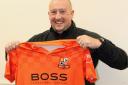 Danny Ackland with the Hartley Wintney shirt