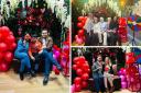 Photos of customers enjoying the Spicy Tadka's Valentine's Day event