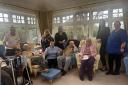 Staff and residents at Heatherside Rest Home