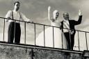 BAOS performers take part in a photoshoot on the balcony of the Cricket Club