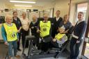 A lower limbs weights press machine donated by Alton Lions Club to Hampshire Medical Fund's Alton Community Hospital
