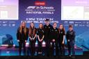 Robert May's School students at the F1 in School nationals