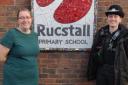 PC Charlotte Warhurst of Hampshire Constabulary recently visited Rucstall Primary School
