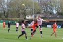Action from Hartley Wintney's game against Chipstead