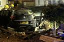BMW 1-Series crash in Ringwood Road, Poole