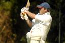 Philip Thomas smashed his way to 165 as Odiham and Greywell thrashed Sherfield-on-Loddon