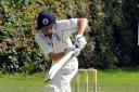 George Metzger on his way to a century for Basingstoke and North Hants V