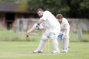 Chris Commons bats for Whitchurch II against Herriard II