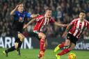 Saints in action against Bournemouth