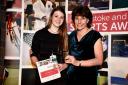 Anne Flintcroft with her Basingstoek award