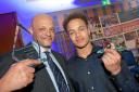 Basingstoke & Deane Sports Awards 2019 at the Apollo Hotel, Basingstoke..(L-R): Rafer Joseph and Caius Joseph celebrate their awards....Photograph By: Sean Dillow..www.TheBigCheesePhotography.co.uk.
