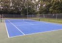 The revamped tennis courts in Stratton Park
