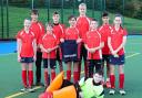 Basingstoke Hockey Club Juniors who got into county level squads. Photo by Duncan Rounding
