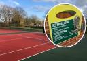 The defibrillator at Old Basing Tennis Club will be unveiled on Friday, May 6.