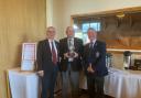 Weybrook Park Golf Club members who won the Seniors North Hants League