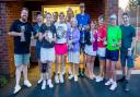 All the winners of Old Basing Tennis Club’s summer tournament.