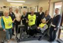 A lower limbs weights press machine donated by Alton Lions Club to Hampshire Medical Fund's Alton Community Hospital