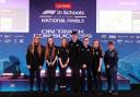 Robert May's School students at the F1 in School nationals