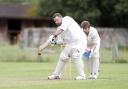Chris Commons bats for Whitchurch II against Herriard II