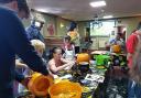 Overton community brought together for pumpkin carving