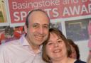 Basingstoke & Deane Sports Awards 2019 at the Apollo Hotel, Basingstoke..Senior Volunteer award..Mark & Zoe Sadler....Photograph By: Sean Dillow..www.TheBigCheesePhotography.co.uk.