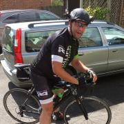 Mark Austin was part of the team that cycled from London to Cologne