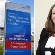 Alex Whitfield, the chief executive of Hampshire Hospitals, saluted her staff and volunteers