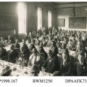 This incredible picture shows the silver jubilee breakfast celebrations in honour of King George V in Basingstoke in 1935
