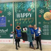 The Happy Wrappy team will be opposite the Christmas Shop