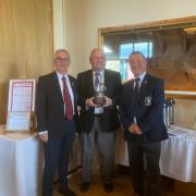 Weybrook Park Golf Club members who won the Seniors North Hants League