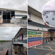 Owners of retail park blame council for demolition delay as vacant site now attracting anti-social behaviour