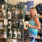 Sue Foley in Little Barn Health and Gift Shop