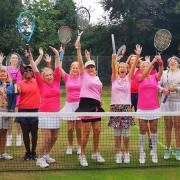 The tournament raised £590 for the Pink Place Cancer Charity.