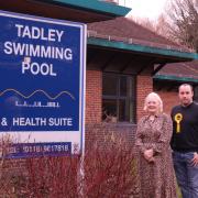 Cllr Jo Slimin and Cllr Kerry Morrow outside the Tadley centre