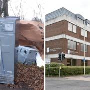 Two men have been prosecuted by Basingstoke and Deane Borough Council for fly-tipping a fridge freezer