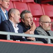 Former Southampton director of football Jason Wilcox (second from left) pictured at St Mary's