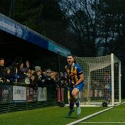 Brad Wilson scored the second goal for Basingstoke Town in their 3-2 victory