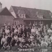 Senior class of Worting 1930