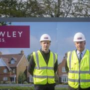 Bewley Homes’ Matt Jenkins, Health and Safety Manager and Robert Murrell, Construction Director