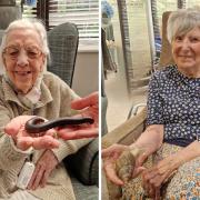 Residents met a giant African land snail, tree frogs, corn snakes and stick insects