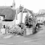 The Street, Old Basing, with its thatched cottages