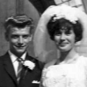 Mum & Dad Happy 50th wedding anniversary Lots of love