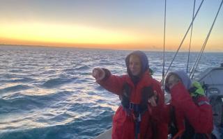 Costello students set sail around the Isle of Wight