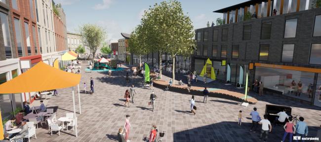 The council will also be seeking developers to help construct town centre accommodation, a brand-new theatre and a new public park
