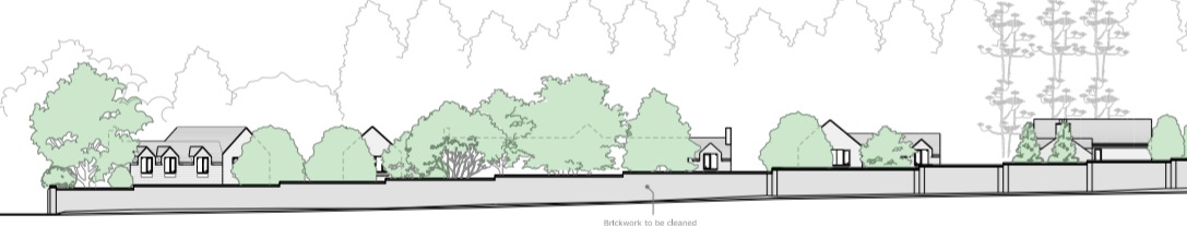 Proposed views of the housing from Church Street. Credit: Basingstoke and Deane Borough Council
