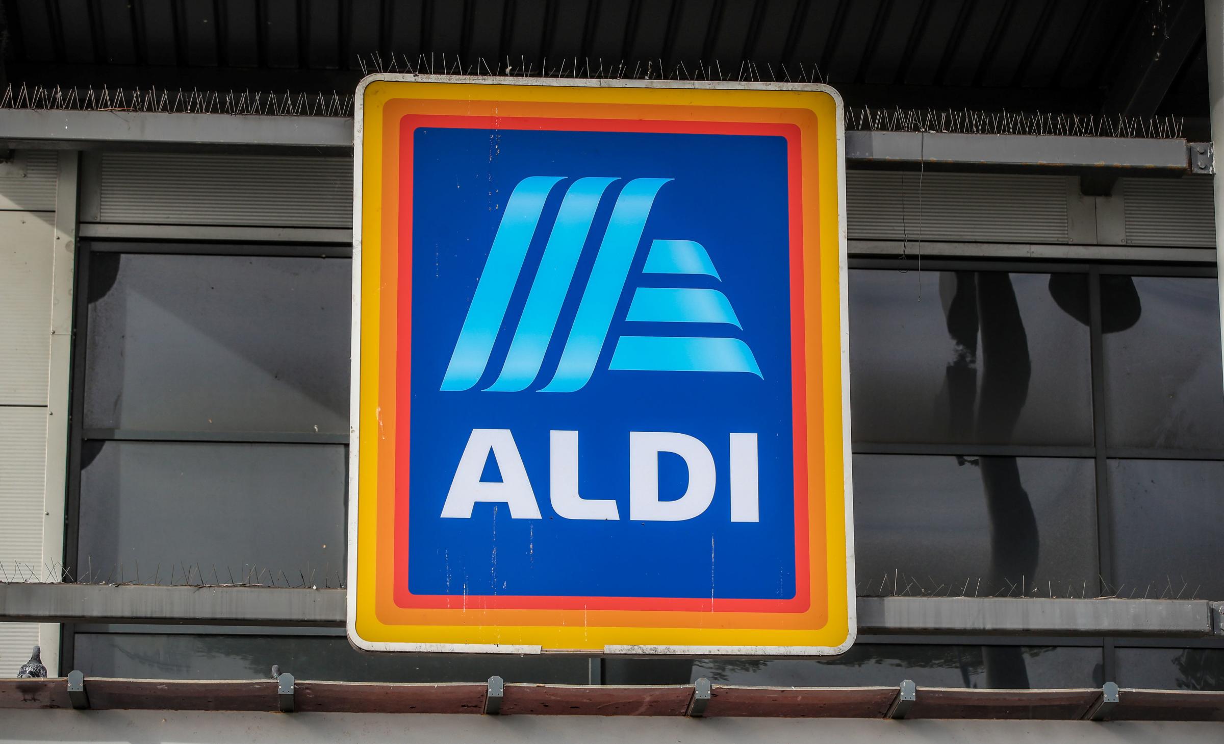 File photo dated 16/09/19 of signage at an Aldi UK store. The discount supermarket chain has hailed record sales during the key Christmas period. The retailer revealed that sales rose by 10.6% in the four weeks to December 24, compared with the same perio